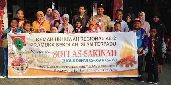 Pramuka Penggalang SDIT As-Sakinah “IKUTI KEMREG 2 di SUMATERA BARAT”