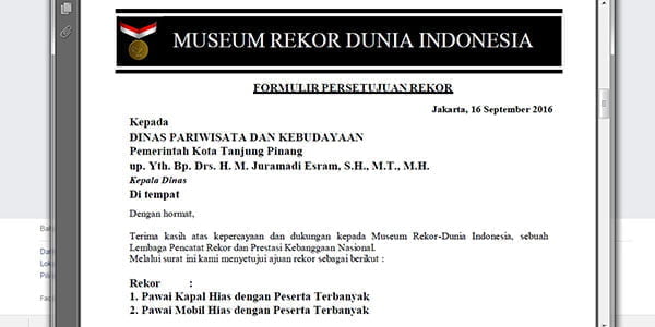 Kapal dan Mobil Hias “AKAN PECAHKAN REKOR MURI”