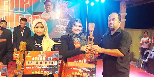Penyanyi Karimun Borong Piala “LOMBA POP SINGER TINGKAT PROVINSI KEPRI”