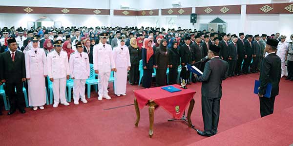 Lis Lantik Pejabat Eselon III dan IV “INI NAMA-NAMANYA”