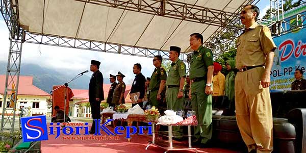 Abu Hasim Irup Peringatan “HUT SATPOL PP ke 67”