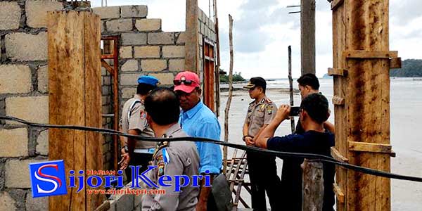 Kapolres Lingga “TINJAU PEMBANGUNAN POLSUBSEKTOR”