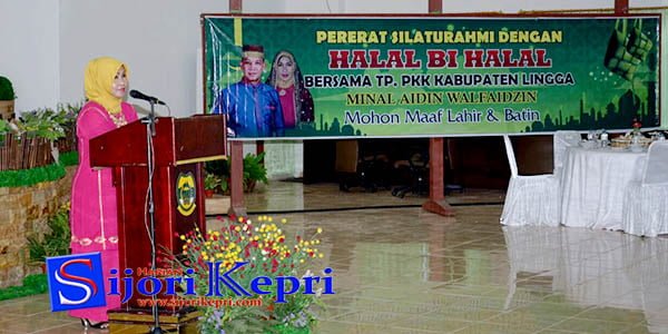 TP-PKK Lingga Gelar “HALAL BIHALAL”