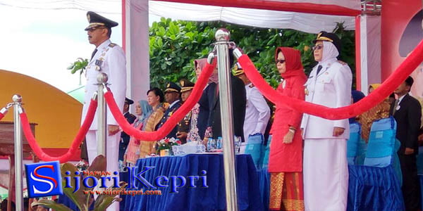 Hamid Rizal Pimpin Upacara “HUT RI KE 72 KABUPATEN NATUNA”