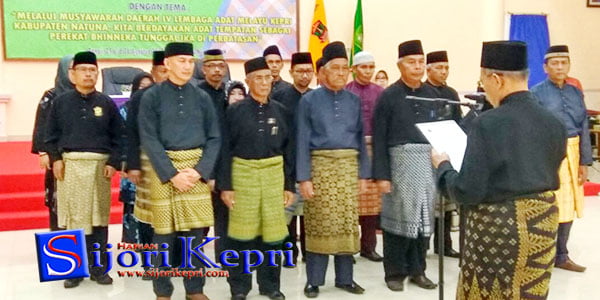 Ketua LAM Kepri Lantik “PENGURUS LAM NATUNA”
