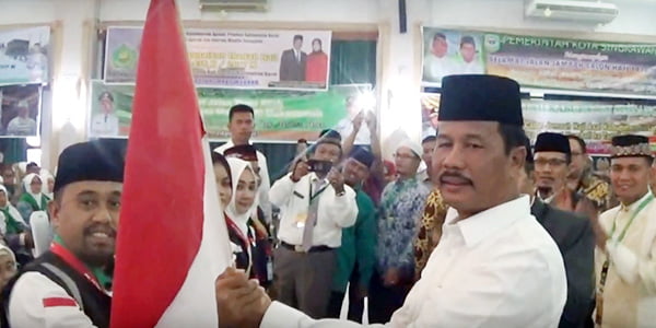 445 Jemaah Calon Haji “DIBERANGKATKAN DI HUT RI KE 72”