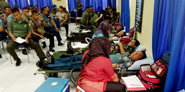 Hari Jadi TNI AL ke 72 “LANAL BATAM ADAKAN AKSI DONOR DARAH”