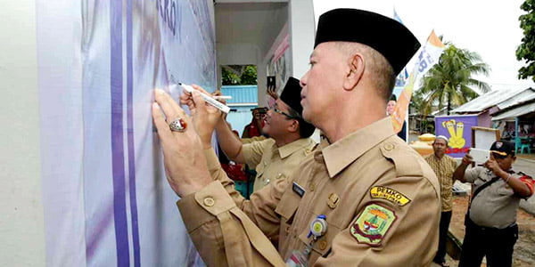 Syahrul Resmikan “KAMPUNG KB KELURAHAN KAMPUNG BULANG”