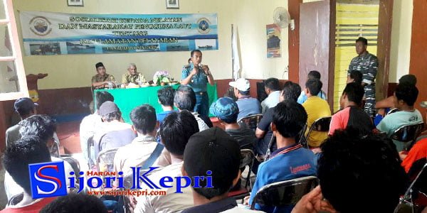 Lanal Dabo Singkep “SOSIALISASI KESELAMATAN BERLAYAR BAGI NELAYAN”