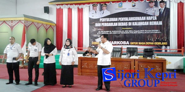 Remaja Anambas Dapat Penyuluhan “DARI BNN KEPRI”