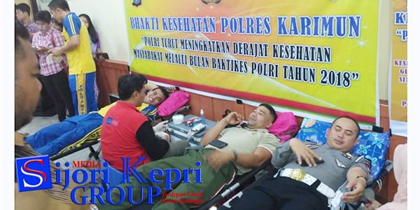 Polres Karimun Adakan Kegiatan “DONOR DARAH”