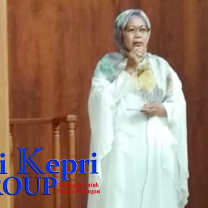 Wakil Bupati Natuna, Ngesti Yuni Suprapti, menyampaikan kata sambutan