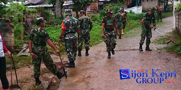 Koramil 02 Bintan Timur “KEMBALI GELAR JUM’AT BERSIH”