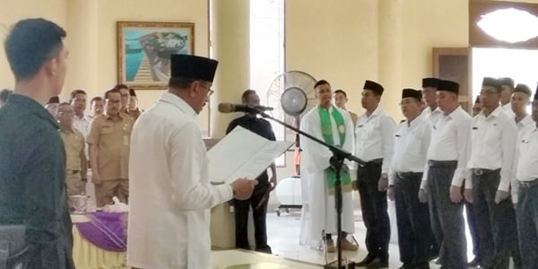 Bupati Natuna Lantik 62 ASN dan 10 CPNS