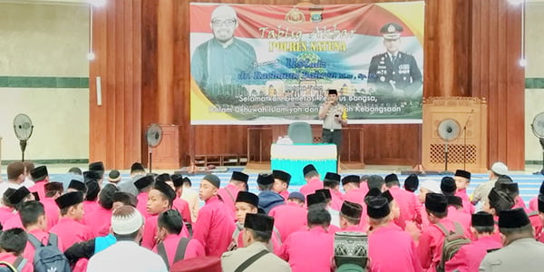 Hadapi Pesta Demokrasi, Polres Natuna Gelar Tabligh Akbar