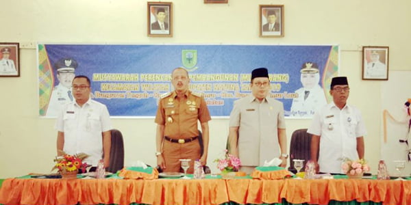 Hamid Rizal Buka Musrenbang Wilayah I Kabupaten Natuna