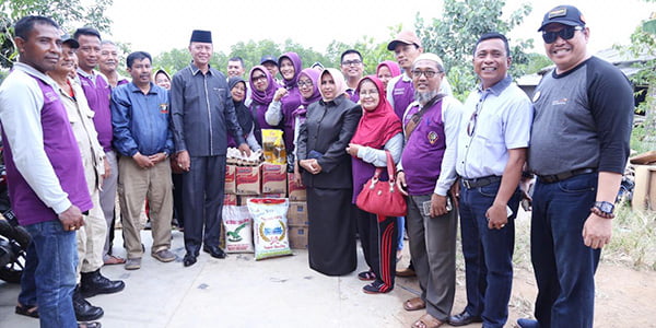 Syahrul – Rahma Tinjau Rumah Roboh di Kota Piring