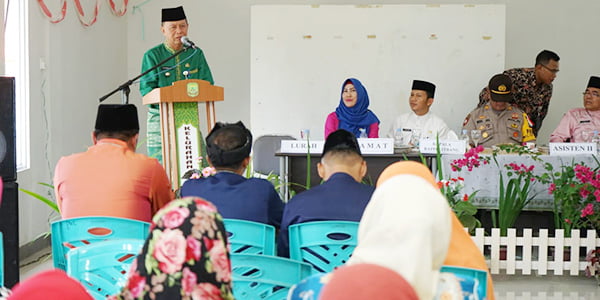 Syahrul Buka Musrenbang Kelurahan Pinang Kencana dan Batu IX