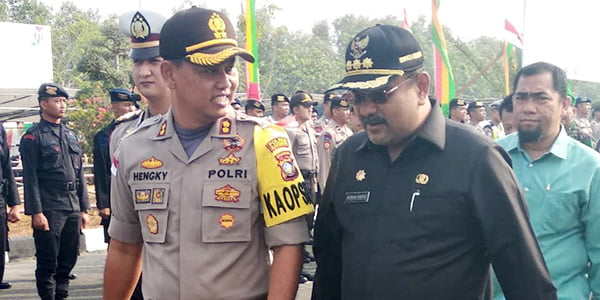 Pemilu 2019, Kapolres Karimun Cek Kesiapan Jajaran