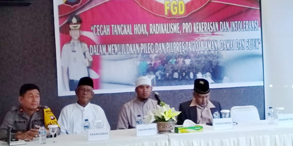 Sukseskan Pemilu 2019, Polres Natuna Gelar FGD