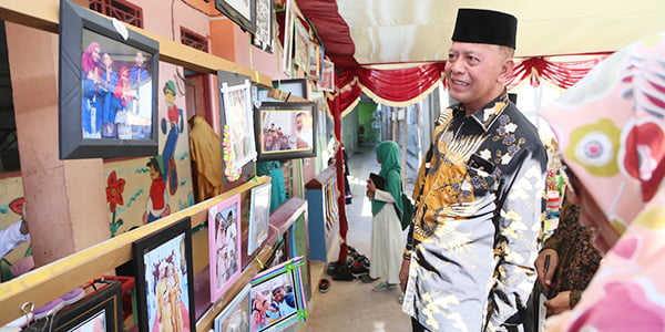 Syahrul Buka Expo Pendidikan RA Al Uswah