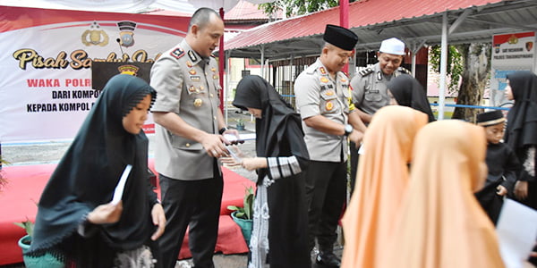 Polres Tanjungpinang Buka Bersama 300 Anak Panti Asuhan