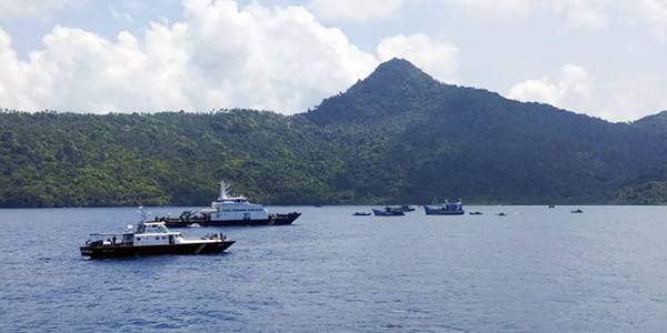 Tujuh Kapal Ikan Asing Ditenggelamkan di Natuna
