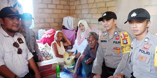 Lagi, Polres Bintan dan Hi-Malaya Santuni Warga Kurang Mampu