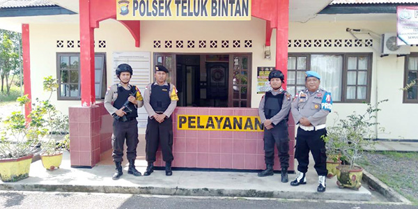 Polsek Teluk Bintan Terima Jasa Penitipan Kendaraan Gratis