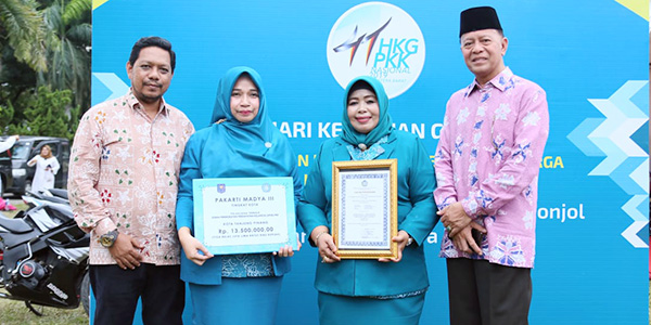 UP2K PKK Kelurahan Senggarang Raih Penghargaan Tingkat Nasional