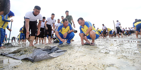 Kapolda Kerahkan 750 Personil ke Pantai Payung