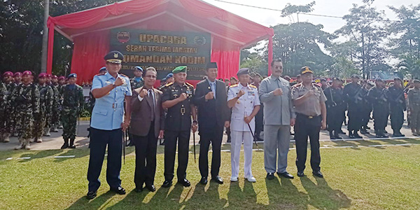 Danlantamal IV Hadiri Upacara Sertijab Tiga Dandim