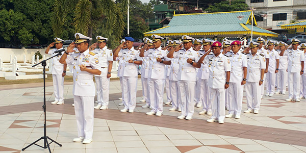 Danlantamal IV Pimpin Ziarah Rombongan di TMP Pusara Bhakti