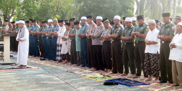 Kodim 0315/Bintan Gelar Sholat Istisqo