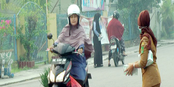 124 Titik Api Kepung 12 Kecamatan di Inhil