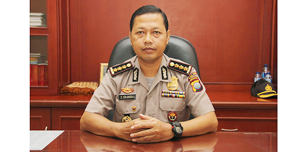 Kombes Pol S Erlangga Pamit