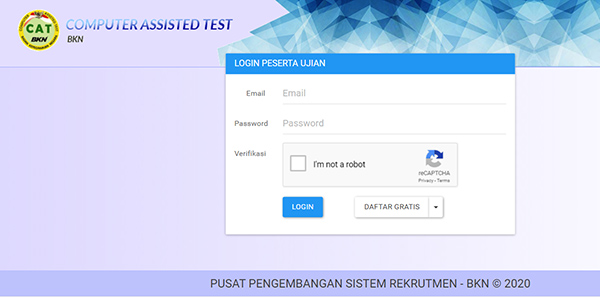 Bagi Pelamar CPNS Coba Aplikasi CAT  BKN  Ini Sijori Kepri