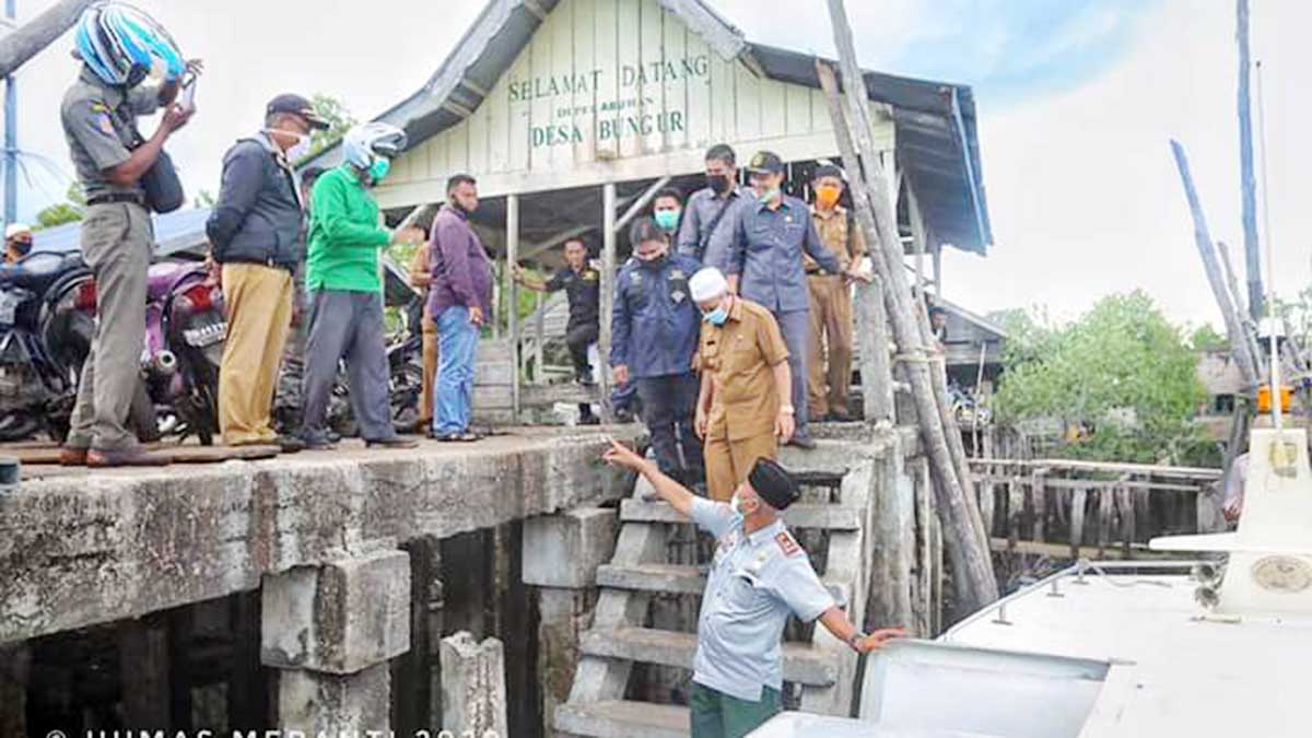 Wabup Meranti Kunjungi Desa Bungur