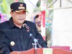 Pjs Gubernur Kepri, Bahtiar Baharuddin, menyampaikan kata sambutan