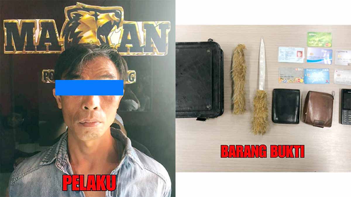Ancam Korban Pakai Pisau, Palaku Curas Diamankan Unit Reskrim Polresta Barelang