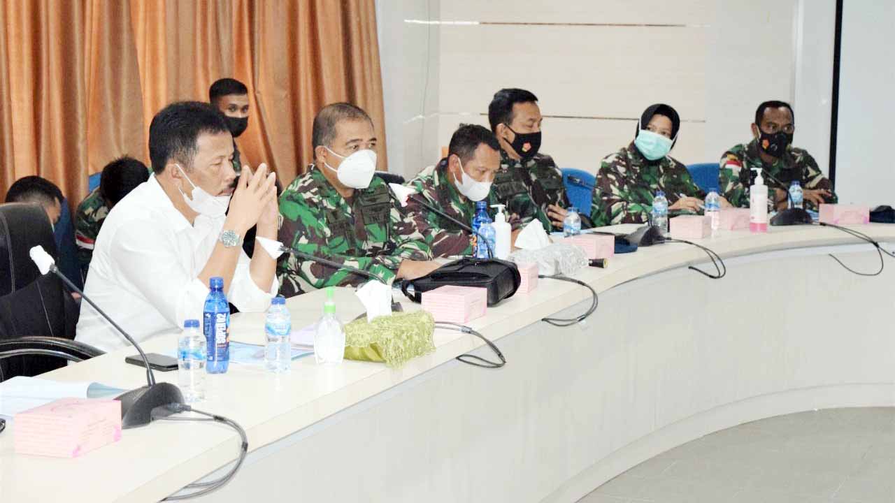 Waaspotdirga Mabesau Audiensi Bersama Wali Kota Batam dan Forkopimda