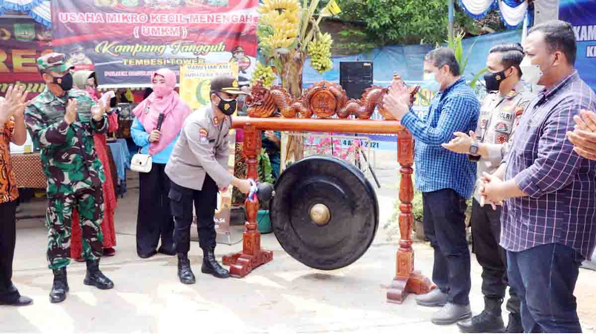 AKBP Dunya Harun Resmikan Kampung Tangguh Tembesi