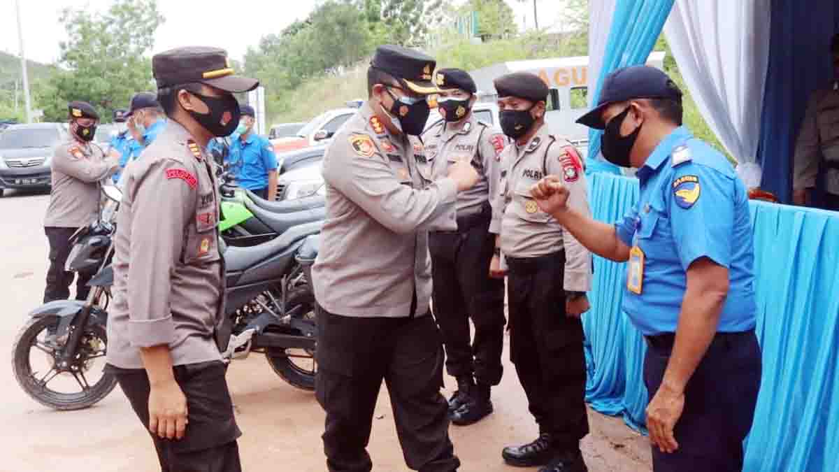 Kapolresta Barelang Cek Pengamanan Pos Terpadu Jembatan 1 Barelang