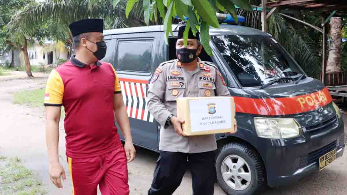 Sakit Diabetes, Polres Karimun Kunjungi Nurdin, Saat Ini Kakinya Sudah Diamputasi