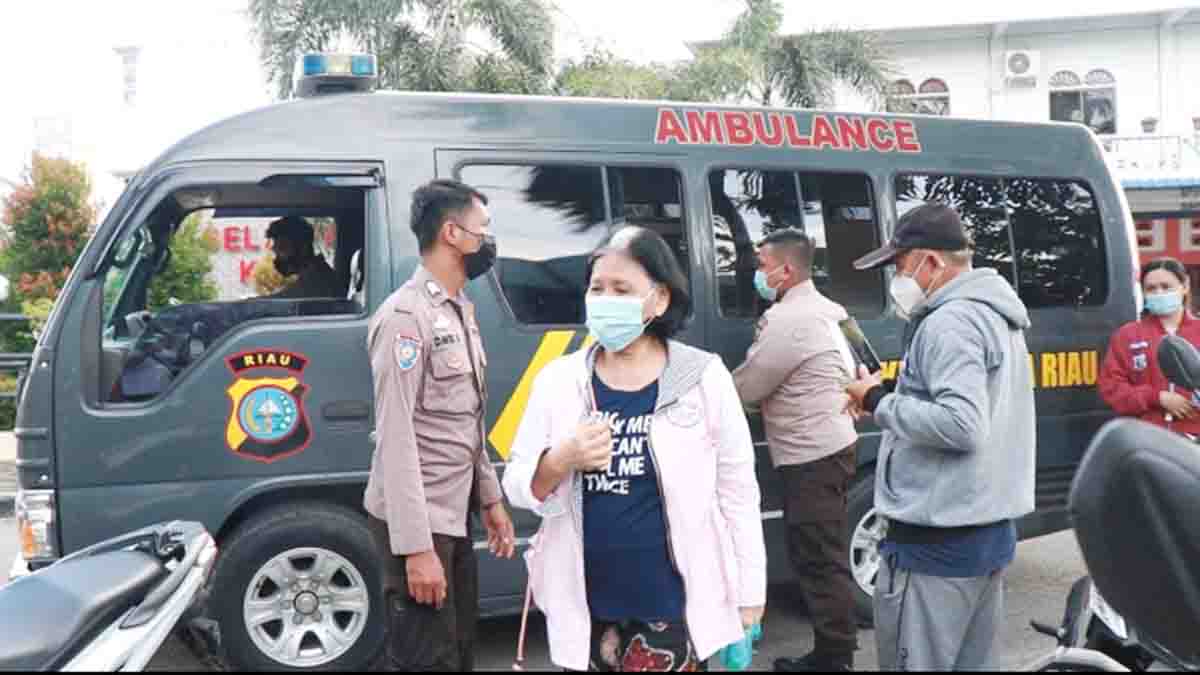 Kejar Target Vaksinasi, Kapolres Meranti Kerahkan Kendaraan Dinas