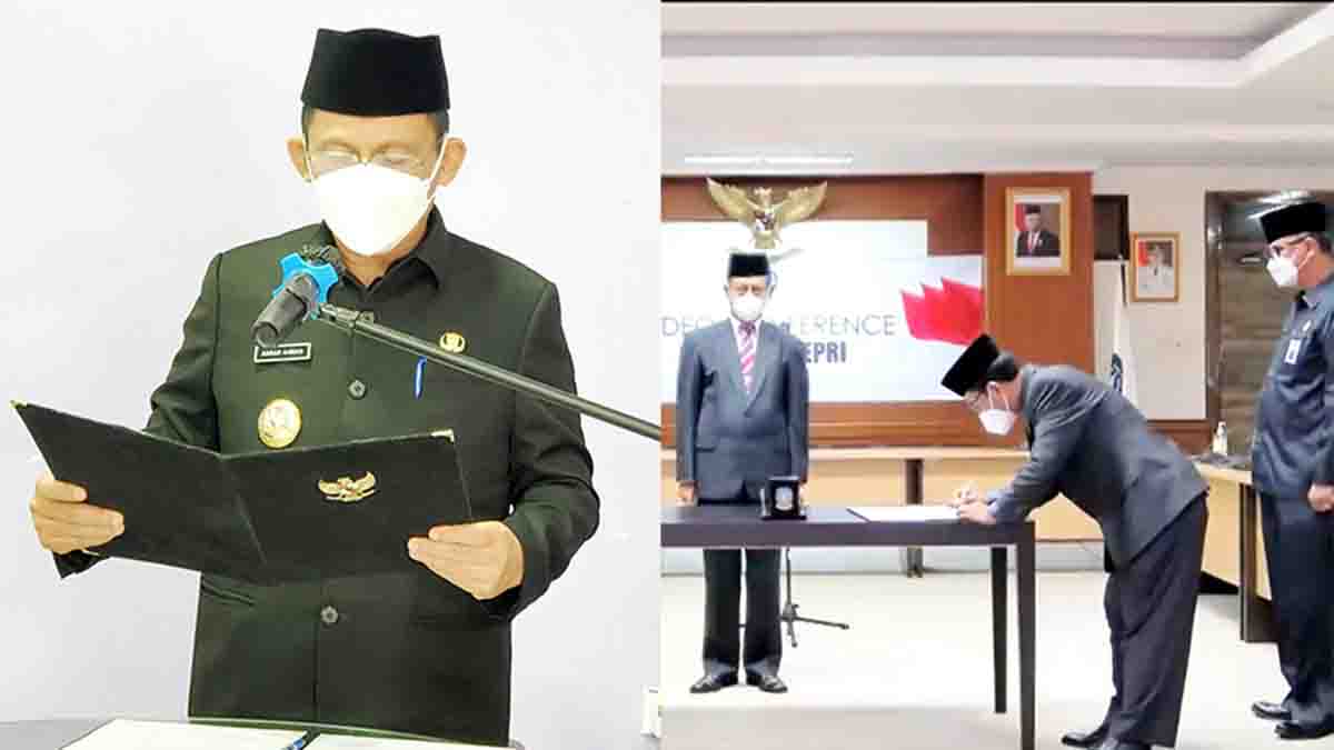 Ansar Lantik Lamidi Sebagai Pj Sekda Kepri