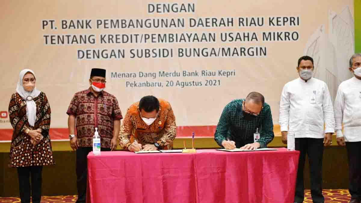 Dongkrak Ekonomi Kepri, Ansar Jalin Kerja Sama Dengan Bank Riau Kepri