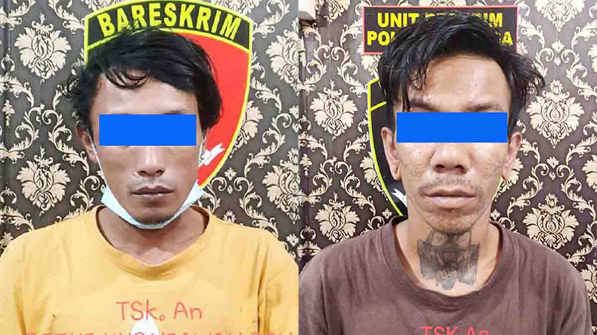 Polsek Lubuk Baja Ringkus 2 Pelaku Curanmor di Depan Hotel Aston