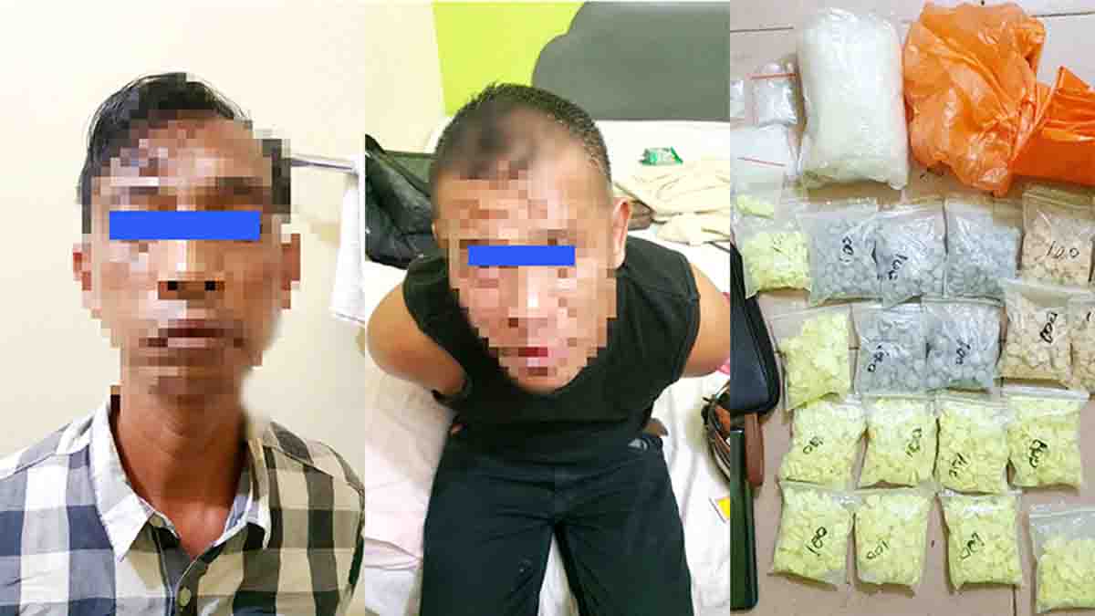 2 Pria Tersangka Narkotika Diringkus di Wisma Tanjung Batu Karimun
