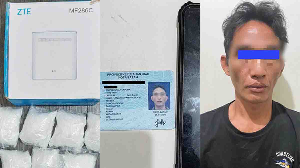 Seorang Pria Ditangkap di Bengkong Indah